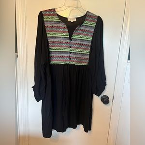 Women's black detailed umgee dress size XL